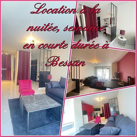 Studio Barok Proche Autoroute, Plages Et Attractions, Wifi - Tv, Calme Bessan Exteriör bild