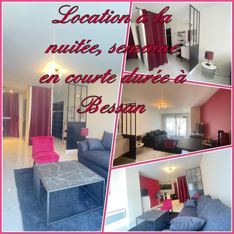 Studio Barok Proche Autoroute, Plages Et Attractions, Wifi - Tv, Calme Bessan Exteriör bild